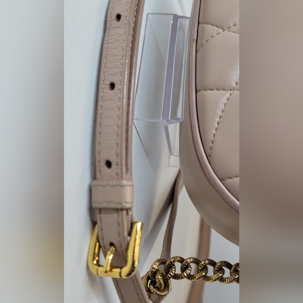 SOLD!! Dolce & Gabbana Devotion Sacred Heart Pink Calfskin Crossbody Bag - Picture 6 of 15